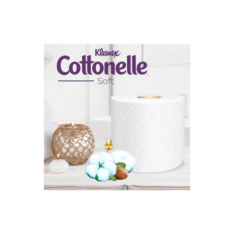 Kleenex Cottonelle Soft 24 rollos papel higiénico
