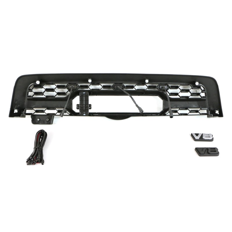 Car Mesh Front Grille With Light Fit for Sequoia 2005-2007Color: