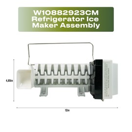 Refrigerator Ice Maker Replacement for Whirlpool W10882923 W10377151 Compatible with Wrx735Sdbe00 Wrx735Sdbh00 Wrx735Sdbm00