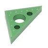 3in Right Angle Measure Ruler Thick Aluminum Alloy 45 Degree