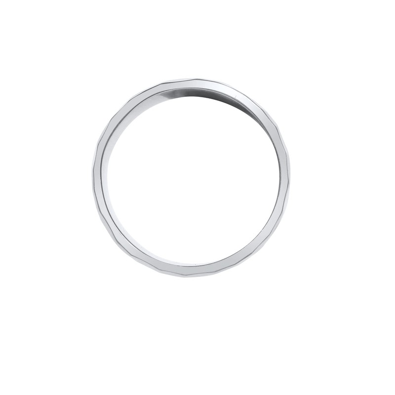 Kuzzoi 0608440221 Men's Ring in Hammered Design Band Ring Solid