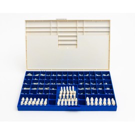 Polycarbonate Temporary Dental Crowns Kit 180 pcs with Crown Mold Guides