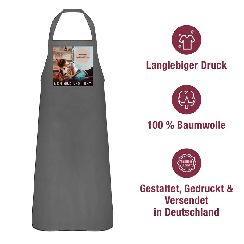 Geschenk mit Namen personalisiert by Shirtracer - Apron - Text