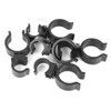 X AUTOHAUX 5 Pcs Vehicle Plastic Fasteners Oil Pipe Clip