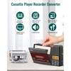 SEMIER Small Cassette Tape Player, USB C or SD Card