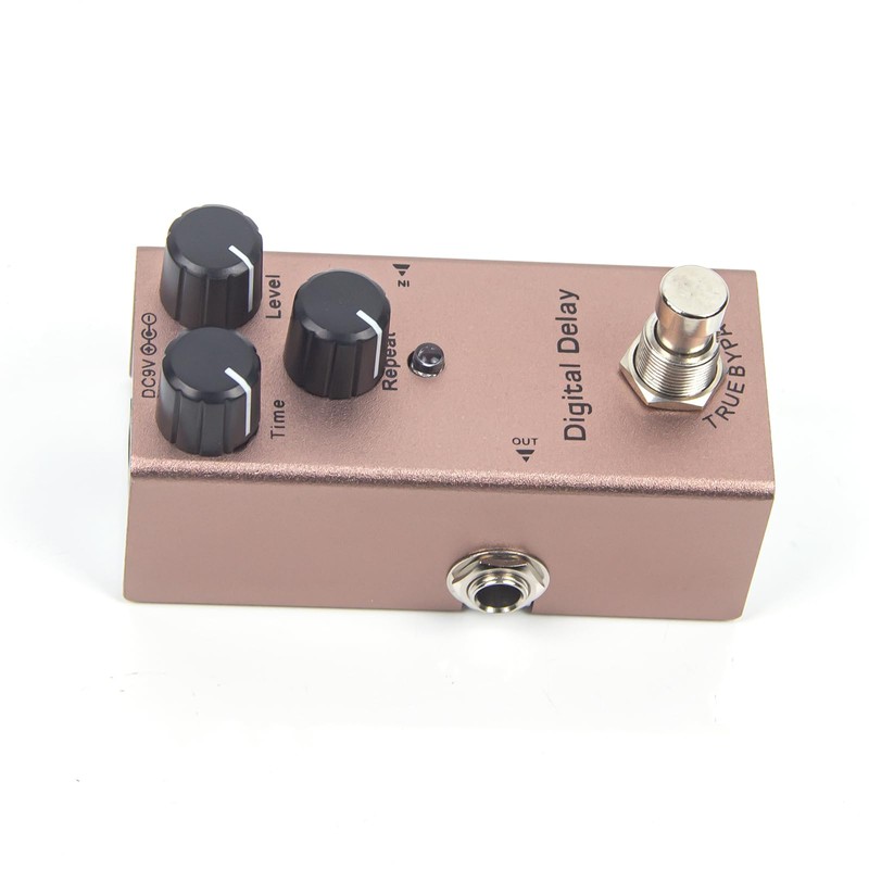 Digital Delay Electric Guitar Effects Pedal - Mini Size, True