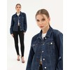Argstar Women's Denim Jean Jackets Button Up Long Sleeve Basic