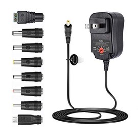 Belker 18W Universal 3V 4.5V 5V 6V 7.5V 9V 12V AC DC Adapter Power Supply for Household Electronics Router Smart Phone Mp3 Tablets CCTV Cameras - Max. Amps 1.5A 1500mA [Compatible with 12W]