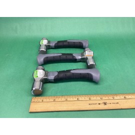 Pittsburgh (3 PACK) 8 oz. Small Stubby Ball Pein Hammer Fiberglass Handle LIFETIME WARRANTY