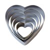 Heart Cookie Cutter Set - 5 Piece - 4", 3