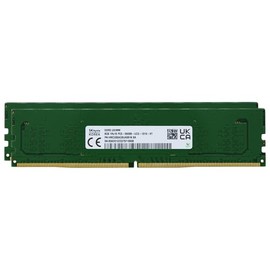 SK Hyn(Hynix) Original 16GB (2x8GB) DDR5 5600MHz (or 4800MHz PC5-38400) High-Performance Gaming RAM PC5-44800 UDIMM Unbuffered Non-ECC 1Rx16 CL46 Desktop PC Memory Upgrade HMCG66AGBUA081N Adamanta