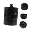 Gatuida Luxury Craft Storage Box Marble Vein Toothpick and Cotton