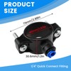 SDTC Tech 2-Pack Drain Saddle Valve with 1/4" Quick Connect