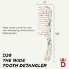 Denman D28 Deluxe Floral Fantasies Wide Tooth Detangle Comb