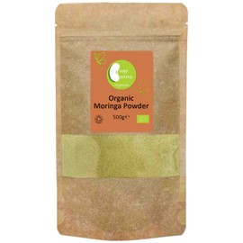 Organic Moringa Leaf Powder - Certified Organic - by Busy Beans Organic (500g)