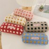 Pencil Case, Cute Pen Case, Fluffy, Pen Pouch, Simple, Zip