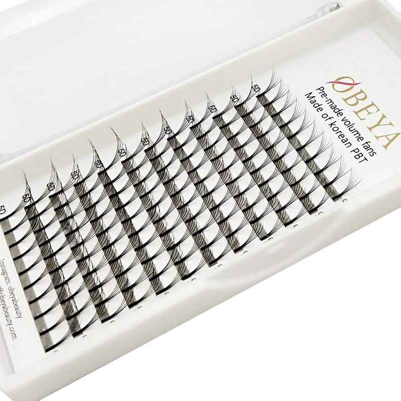 Obeya 5D Premade Volume Fans C Curl Silk Lashes Thickness