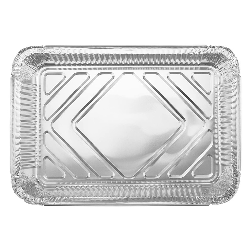 HAKZEON 25 Pack Large Aluminium Tin Foil Trays, 31 x