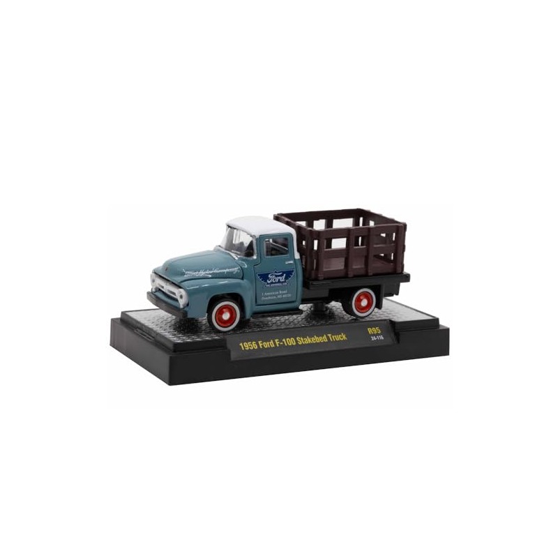 M2 MACHINES 1/64 Auto-Thentics Release 95 1956 FORD F-100 STAKEBED
