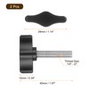 QUARKZMAN Pack of 2 1/4 inch - 27 thumb screw,