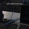 NANOCABLE 10.15.5105 Konverterkabel USB-C auf HDMI, USB-C/M - HDMI/M, Schwarz,
