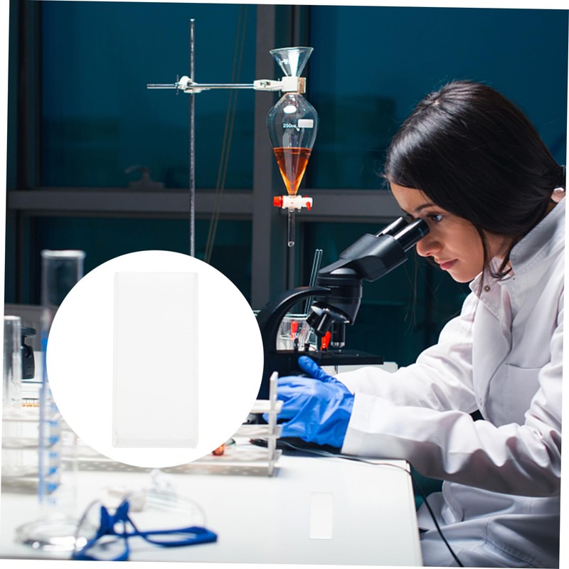 Hohopeti 2pcs Optical Glass Cuvettes for Spectrophotometry Pathlength High Purity