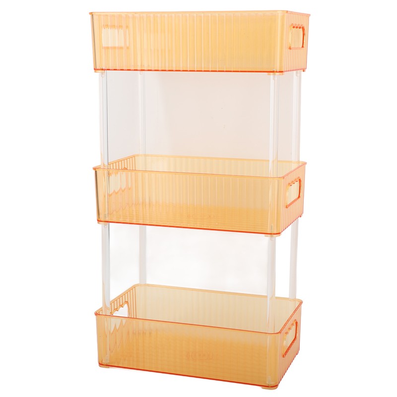 Acrylic Bathroom Storage Rack 3 Tiers Bathroom Counter Organizer Countertop