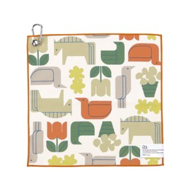 Wpc. Patterns【Sticky Fabric with Various Uses】Carabiner Multi-Sticky Cross Vogel Venne Off Absorbent Microfiber Handkerchief, Plastic Bottle, Water Bottle Case, Lunch Bag, Umbrella Case, Commuting