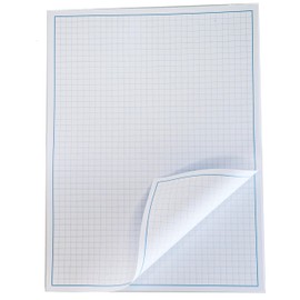 Reskid Blueprint and Graph Paper Pad - 50 Sheets Per Pad - 70lb Text - For Drawing, Designing, and More - Perfect Tool for Young Artists, Budding Designers, and Classroom Use (1, 9x12)