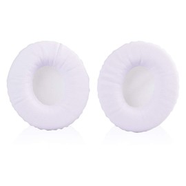 Solo 1.0 Replacement Earpads Ear Pad Cushion Cover Compatible with Monster Beats by Dr.Dre Solo 1.0 Solo HD Wired On-Ear Headphones (White)