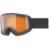uvex Unisex Children's Scribble LG Ski Goggles, Black/Laser Gold Clear,