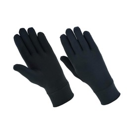 RAXID Silk Inner Gloves Thin Lightweight Warm for Skiing, Cycling, Motorbike & Hiking (L)
