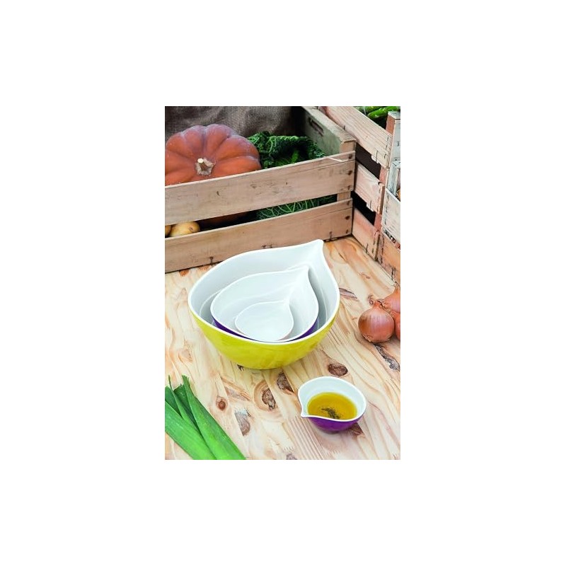 zakdesigns Onion Bowl 10cm in Gold/White, Melamine 10