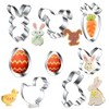 Easter cookie cutters, 8 pieces Easter cookie cutters, Easter cookie