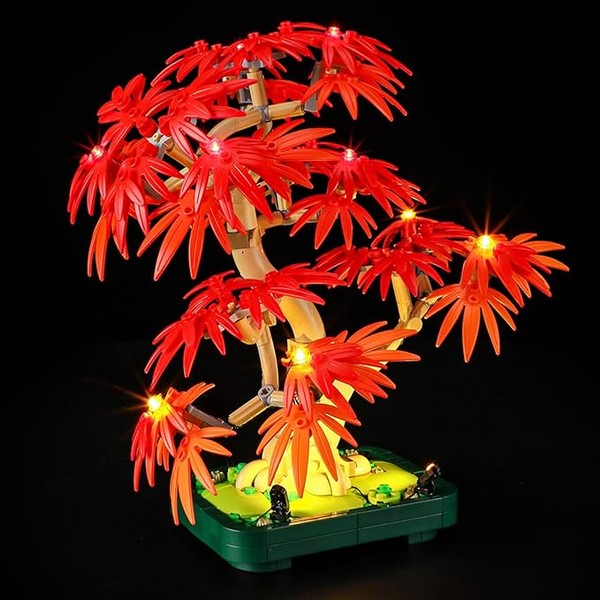 LED Light for Lego 10348 Japanese Red-Maple Bonsai Tree Set,