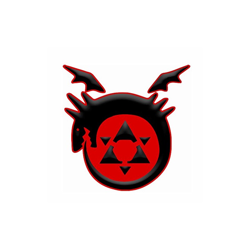 Bargain Max Decals Full Metal Red Alchemist Anime Homunculus Window