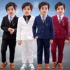 LOLANTA Boys Suit 2PCs Navy Red Black White Tuxedo Jacket