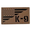 JUJUPUPS 2x3.5 Infrared IR US USA Flag K9 UNIT Patch