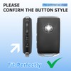 CHENZLIN for Mazda Key Fob Cover 4-Button TPU Case Keychain