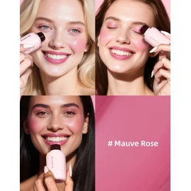 KIMUSE Jelly Cheek & Lip Tint, Watercolor Blush, Multi-Use Makeup, Tint for Cheeks, Lips & Eyes, Lightweight, Sheer & Buildable Color, Vegan Formula, Cruelty-Free