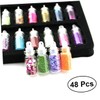 FOMIYES Nail Decoration Set 48 Patterns DIY Nail Art Tools
