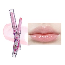 Flortte Melting Sheer Lip Lip Gloss, High Color Lip, Healthy Color Lipstick, Non-Falling, Fresh Makeup Lipstick Stick, Moisturizing, Tinted Lip, Gloss, Long Lasting, Long-Lasting (S04)