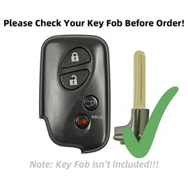 iSaddle for Lexus 4 Buttons Key Fob Silicone Case - Keyless Entry Remote Control Car Key Fob Protector for Lexus GX460 RX350 ES350 LX570 IS350 IS250 GS450h GS430 GS350 GS300 LS600h LS460 ISC (Gray)