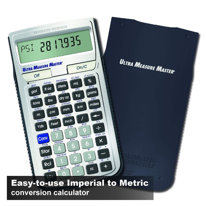 Calculated Industries 8025 Ultra Measure Master Professional Grade U.S. Standard