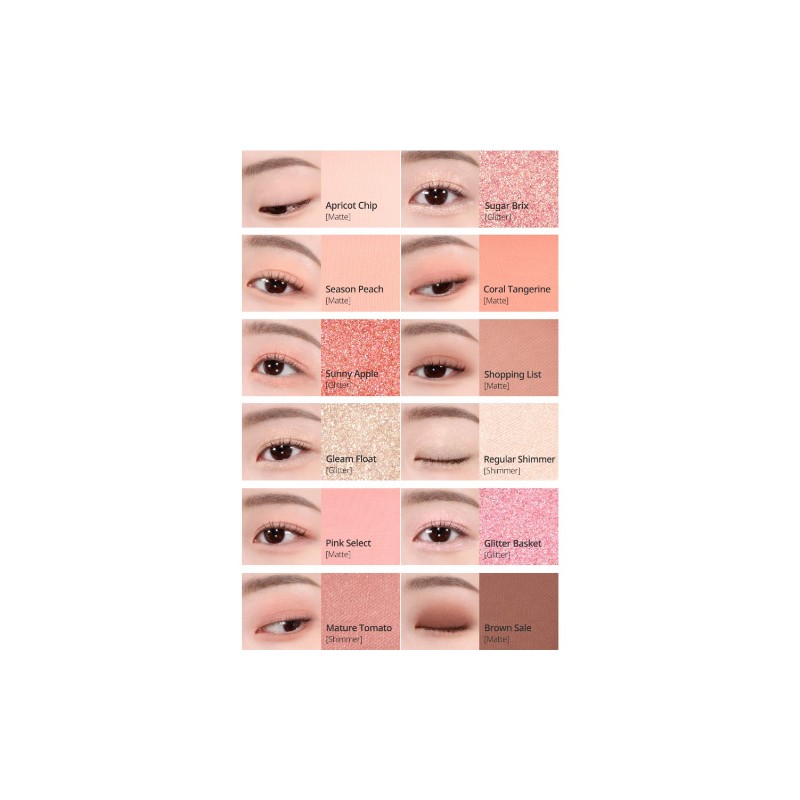 CLIO [CLIO]*Every Fruit Grocery* Pro Eye Palette Air (2 Colors)