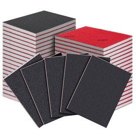 Annyswit 27 Pcs Sanding Sponge Set 180-3000 Grit Sanding Pads Flexible Wet and Dry Basic Grinding and Fine Polishing for Wood, Drywall, Metal Painting, and Body Repairs
