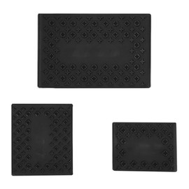 Laroal 3 Stück Schwarze, rutschfeste Griffe für Haarschneidemaschinen, Silikonabdeckungen, dehnbarer Griff für elektrische Trimmer, Haarschneidemaschinen, kompatibel mit den meisten Pflegewerkzeugen