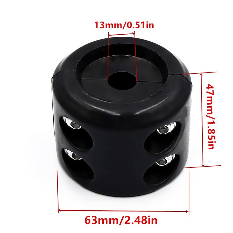 Winch Stopper Winch Cable Hook Rubber Stopper with Allen Wrench