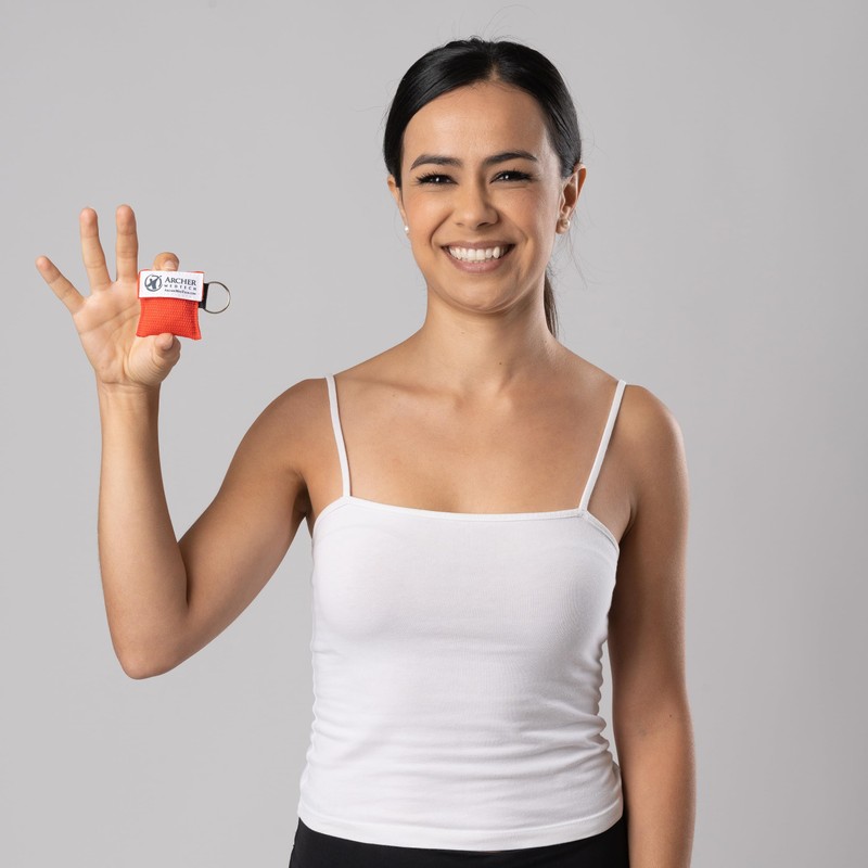 Archer MedTech CPR Face Shield for Pocket or Key Chain