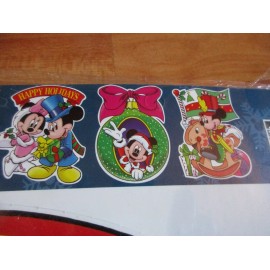 Paper Magic Group Mickey 3pc Christmas Happy Holidays Vintage Paper Magic  New